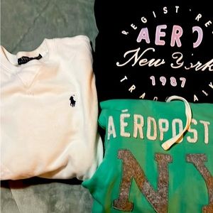 Aero and Polo Hoodie/sweater teens x3